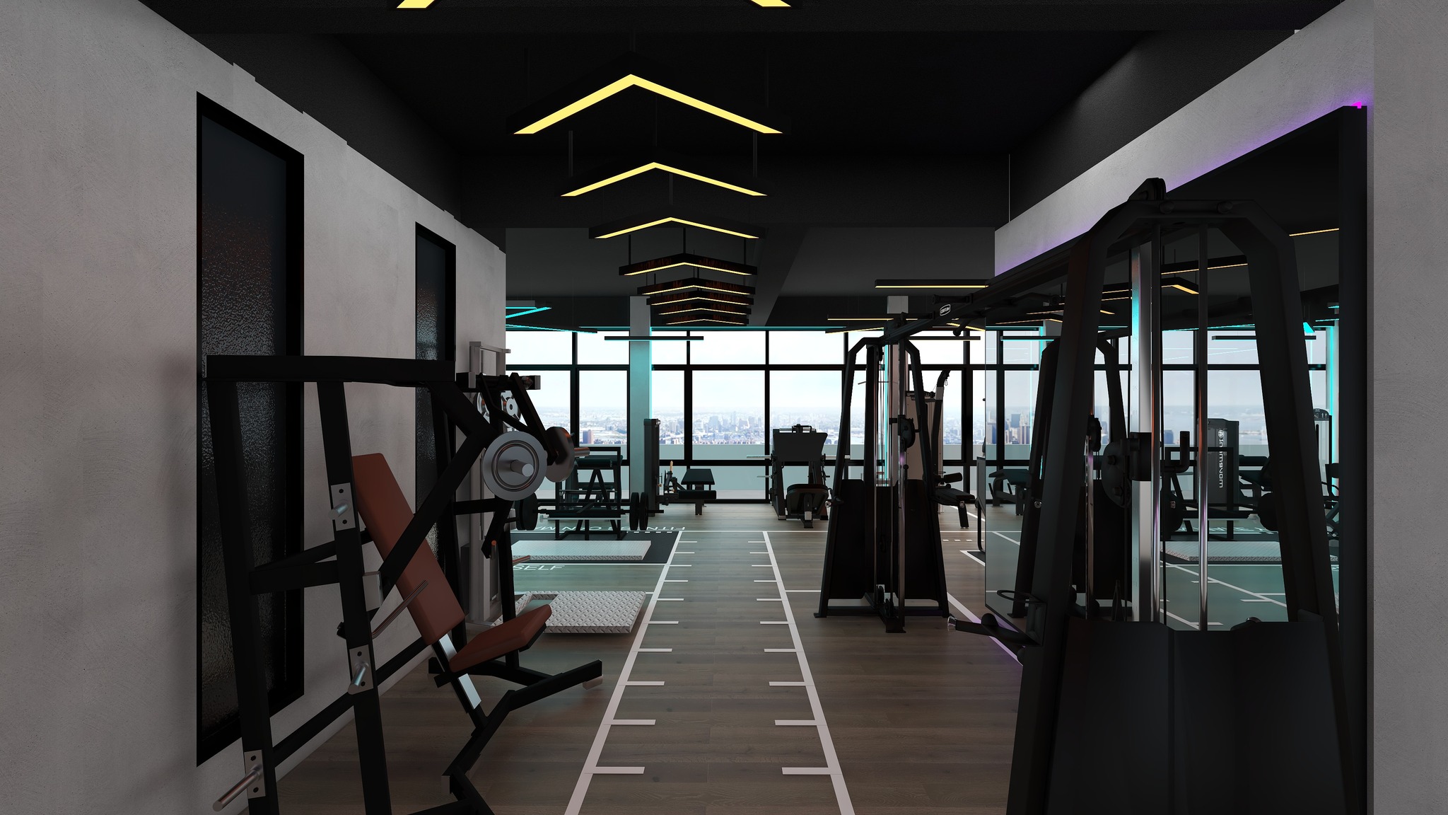 Hydro Method commercial fitness design visual